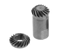 MUELODSIC 2 Pièces Ensemble d'Engrenages Différentiels en Acier Trempé 2 Pignons Coniques Hélicoïdaux pour Réparation Automobile et Voiture Rc Roue Dentée, Kit Complet pour Entretien