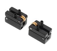 MUELODSIC 2 Pièces Guitar Bridge Roller Saddles For Headless Electric Guitars Ball Bearing Tailpiece Replacement Parts Stable String Contact To Reduce Friction And Enhance Tone