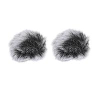 MUELODSIC 2 pièces Lot de Bonnets Microphone Clip Vent et Éclaboussures Protection Réduisant Bruit Impuretés Accessoire pour Studio et Scène