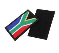 MUELODSIC 2 pièces Patch Armée Drapeau Afrique Du Sud Patch Décoratif Réutilisable pour Sac à Main et Vêtements Écusson Tissu Applique Colorée et Facile à Poser