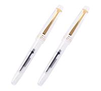 MUELODSIC 2 pièces Pinceaux Calligraphie Chinoise Transparente Stylo Fine Pointe pour Débutants Léger et Portable pour Écriture et Peinture Traditionnelle Lot