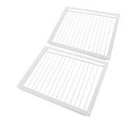 MUELODSIC 2 Pièces Porte Cage à Pigeons Fil de T Forme Porte Unidirectionnelle pour Entraînement et de Pigeons Structure Renforcée Naturel des Oiseaux