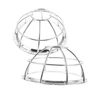 MUELODSIC 2 pièces Protecteur Détecteur Acier Inoxydable Résistant Corrosion Protection pour Capteurs de Fumée Couverture Pratique pour Maison Bureau et Commerce