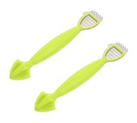 MUELODSIC 2 pièces Râpe Citron Multifonction Vertes Zesteur et Extracteur de Jus Pratique Compact et Antirouille pour Cuisine et Fruits