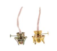 MUELODSIC 2 Pièces Réparation pour Lampe à Huile Vintage Brûleur Kérosène avec Métallique de Mèche Accessoires Stables pour Lanternes Éclairage Extérieur et Urgence