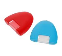 MUELODSIC 2 pièces Roulette Craie Couture Marquage Tailoring Chalk Indispensable Pour Couture Professionnelle et DIY et Portable Pour Tissu Rouge et Bleu