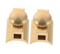 MUELODSIC 2 Pièces Set de Vis Cuivre Miniatures pour Base de Accessoires de Réparation Dinstrument Matériel de Précision pour Montage