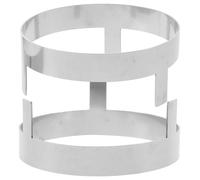 MUELODSIC 2 pièces Support Inox pour Noix de Porte-bol Rond Stable et Polyvalent pour Soupes Ragoûts et Desserts Ustensile de Cuisine Résistant et Pratique