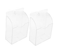 MUELODSIC 2 pièces Support pour Cuillères de Machine à Glaçons Transparent Porte-spatule Élégant et Pratique pour Rangement Ustensiles de Cuisine