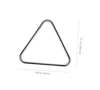 MUELODSIC 2 Pièces Triangle de Billard Plastique Support Cadre pour Billes Standard Design Simple et Accessoire de Table de Billard pour Amateurs et