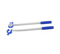 MUELODSIC 2 Pièces Tringle Pour Fenêtres À Auvent et Vélux Ouvre Fenêtre Pratique Avec Double Manche Long Pour Intérieur et Extérieur