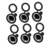 MUELODSIC 20 pièces Capuchon Commutateur à Bascule Noir Étanche et Anti-poussière Lot de Protection pour Interrupteurs à Levier Facile à Installer et Compatible Universellement