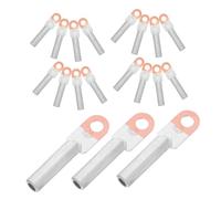 MUELODSIC 20 Pièces Connecteurs de Câble Cuivre et Aluminium Cosse Tubulaire à Sertir pour Batterie Automobile et de Câblage Électrique à Installation Rapide