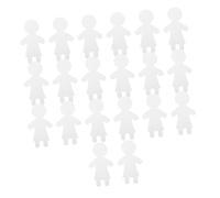 MUELODSIC 20 Pièces Formes Découpées Papier Blanc Non pour Garçon Fille Supports DIY Créatifs Décorations Salle de Classe Matériel Dart pour Filles et Garçons