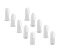 MUELODSIC 20 pièces Lot de Brosses à Dents Silicone pour Animaux Brosse Dent Chien Souple à avec Picots Massage pour Nettoyage Complet et Soin des Gencives