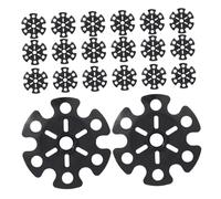 MUELODSIC 20 Pièces Lot de Protections pour Embouts de Bâtons de Randonnée Paniers Neige Forme de Antidérapants pour Terrains Neige Boue et Glace Accessoires et Faciles à Installer pour