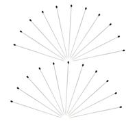 MUELODSIC 200 pièces Épingles Entomologie Acier Inoxydable avec Flacons Plastiques Aiguilles de Collection pour Dissection et Montage de Spécimens Kit Polyvalent pour Insectes Petits et