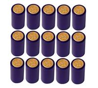 MUELODSIC 200 Pièces Wine Bottle Seal Caps Heat Shrinkable Films Flexible Plastic Covers for Wine Bottles with Bright Color Appearance