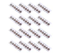 MUELODSIC 24 pièces Carte Indicateur Humidité Smd Points pour Emballage Pcb Changement Couleur Bleu à Rose Outil de Mesure Humidité Précis et Fiable pour Stockage et Transport