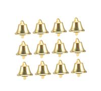 MUELODSIC 24 Pièces Cloches de Noël Dorées Décorations Suspendues pour Sapin et Maison Ornements Grelots DIY pour Ambiance Festive