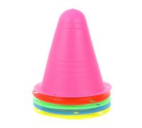 MUELODSIC 25 pièces Lot de Cônes de Marquage Multicolores pour Entraînement Roller et Sports Cônes de Formation Stables pour Accessoire et Parcours Obstacle