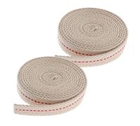 MUELODSIC 2rouleaux Mèche Plate Coton pour Lampes à Huile Lot de Mètres Compatible avec Lampes Tempêtes Et Accessoires De Camping Brûlage Stable Et Facile à Ajuster pour Allumage