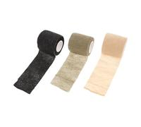 MUELODSIC 3 pièces Bandage Élastique Camouflage Protection Physique Auto-adhésive pour Poignets Doigts et Genoux Bande Cohésive Extensible pour Maintien et
