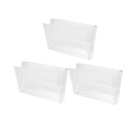 MUELODSIC 3 Pièces Cassette rétro Audio des Produits magnétophone Enregistrement Cuvette dispensateur de Bande avec Porte-Stylo Organisateur de Bande boîtes de faveur claires PP Transparent