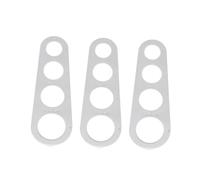 MUELODSIC 3 pièces Règle à Nouilles Acier Inoxydable Outil de Mesure Spaghetti Portions Accessoire de Cuisine et Précis pour et Régime