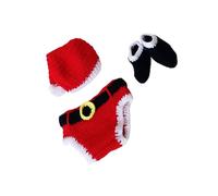 MUELODSIC 3 Pièces Vêtements Tricotés Main pour Né Accessoires Photographie Garçon Fille Jours Bonnet de et Confortable Tenue Hiver