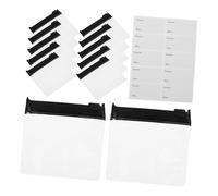 MUELODSIC 30 Ensembles Self-Seal Bags with Date Sticker Zippered Pill Pouch for Medication Vitamins Jewelry and Small Item Organization