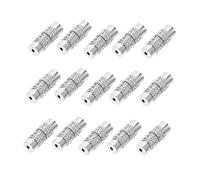 MUELODSIC 30 pièces Fermoirs à Vis Laiton pour Bijoux Connecteurs Pratiques pour Bracelets et Colliers DIY Embouts Légers et Résistants pour Création et Réparation