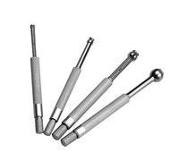 MUELODSIC 4 Pièces Jauges Télescopiques à Boule Jauge de Mesure Précise Trou Petit Alésage avec Faces Sphériques Durcies et Coffret de Rangement