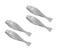 MUELODSIC 4 pièces Pincettes Multifonctions en Acier pour Retirer Poils de Poulet et Porc Accessoire Cuisine Compact et Lot 4pcs