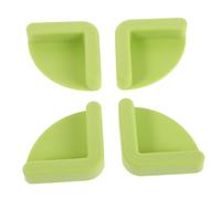 MUELODSIC 4 Pièces Tapis En Silicone Antidérapant Coussin Inférieur Cuiseur à Riz De De Planche à Découper Coussins En Silicone Gel De Silice Vert Clair