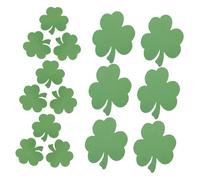 MUELODSIC 40 Pièces Décorations Saint Patrick Papier Vert Stickers Décoratifs Muraux Délicats pour Fête et Salle de Classe