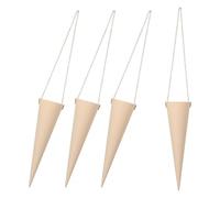 MUELODSIC 4pièces Boîte en Forme de Cornet pour Mariage Anniversaire et Occasions Spéciales Support Léger pour Compositions et Pétales Emballage pour Bouquet de Roses