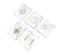 MUELODSIC 5 Ensembles Boîte à Poudre de Fer pour Démonstration de Champ Électrostatique avec Limaille de Fer, Appareil Pédagogique en Plastique pour Expériences Scolaires en Physique