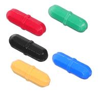 MUELODSIC 5 Pièces Barres Magnétiques Ptfe pour Laboratoire Mélangeur Silencieux et Résistant Compatible avec Plaques Agitatrices pour Recherches Chimiques