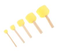 MUELODSIC 5 pièces Bâtons Éponge pour Poterie Outils Durables pour Modelage et Peinture Kit Créatif et Portable pour Adultes