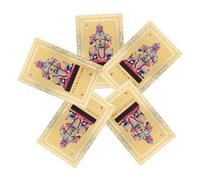 MUELODSIC 5 Pièces Carte Feng Shui Tai Sui Année Cheval Protection Spirituelle Métal pour Santé Richesse Paix Lot