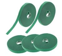 MUELODSIC 5 rouleaux Ruban Auto Agrippant Double Face pour Fixation Câbles et Jardinage Bande Réutilisable pour Organisation et Maintien de Fils Maison et Au Jardin