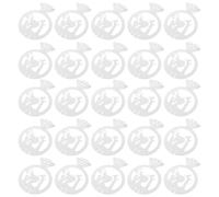 MUELODSIC 50 Pièces Étiquettes Papier pour Verres à Vin Blanc Marques Verres Flûte Élégants pour Mariages Fêtes et Cocktails Identificateurs Boissons Pratiques et Décoratifs