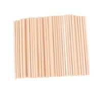 MUELODSIC 50 Pièces Natural Wooden Craft Sticks DIY Model Sticks For Handicraft Projects Creative DIY Accessories For School And Home Use