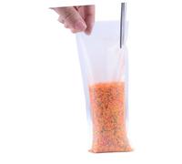 MUELODSIC 50 pièces Sacs PVA Solubles Eau pour Appâts Solides Filets de Carpe Blancs Dissolution Rapide Eau Froide et Chaude Utilisation Toute Année