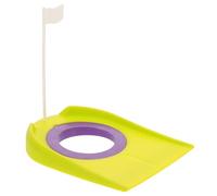 MUELODSIC 6 Pièces Golf Putter Training Aid Set Portable Indoor Putting Cups with Flag Precision PVC Golf Hole for Practice and Target Training in Office Garage