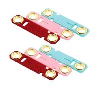 MUELODSIC 6 Pièces Leg Bands for Birds Durable and Adjustable Foot Rings for Parrots Pigeons and Small Birds Comfortable Training Accessories