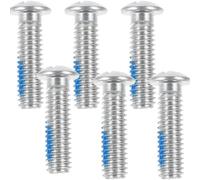 MUELODSIC 6 pièces Lot de Vis Métalliques pour Roulements et Freins de Patins à roulettes Accessoires Robustes pour Roller Skates Visserie de Remplacement pour Arrêt de Roue