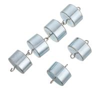 MUELODSIC 6 pièces Poids Étalonnage à Double Crochet pour Laboratoires Physique Chimie Kit pour Calibration Précise Éducation et Usage Commercial