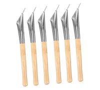 MUELODSIC 6 Pièces Set de Stylos DIY Batik pour Sculpture Argile Gravure Polyvalente Outils de Dessin et Impression pour Poterie Accessoires Créatifs Durables et Faciles à Nettoyer